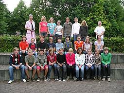 Klasse 7b im Schuljahr 2008/2009