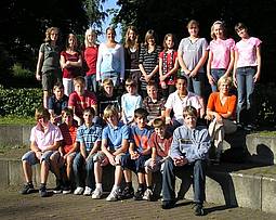 Klasse 8a im Schuljahr 2007/2008